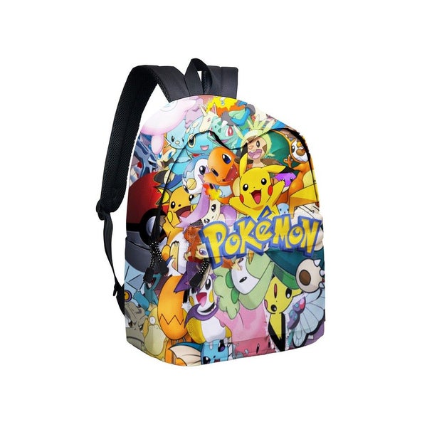 Only Ly Pokemon Patterned School Bag and Pencil Case Multicolor Carousel 2