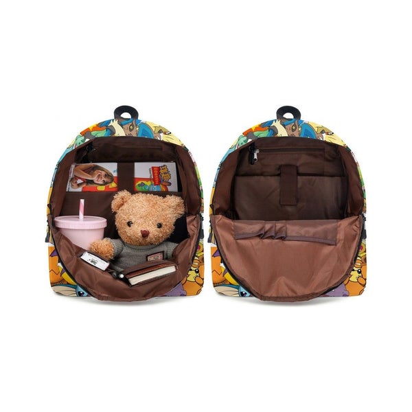 Only Ly Pokemon Patterned School Bag and Pencil Case Multicolor Carousel 5