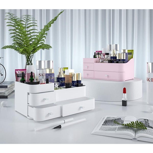 Cosmetic Storage Box with 3 drawers Carousel 2