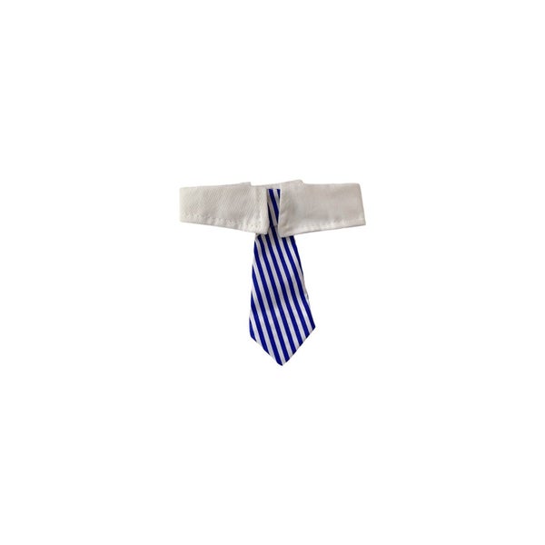 Striped Cotton Cat Bow Tie Carousel 1