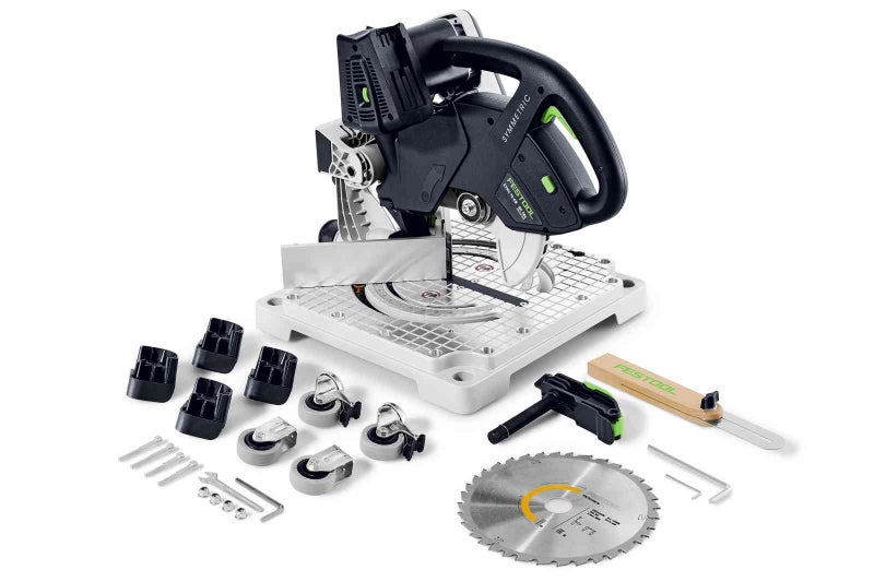 NEW! Genuine Festool Cordless mitre saw SYMMETRIC SYMC 70 EB-Basic Bare Tool Carousel 1