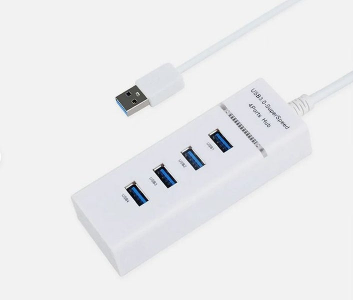 4 Port USB 3.0 Multi HUB Splitter Expansion For PC Mac Desktop Laptop Carousel 1