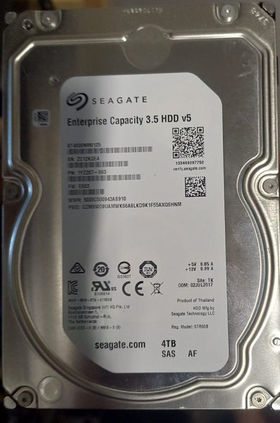 Seagate 4TB 3.5" SAS Hard Drive Carousel 1
