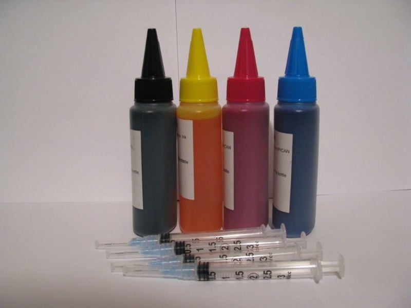 Epson Compatible Dye Refill Ink 100ml x 4 Bottles for 73N 220 etc Carousel 1