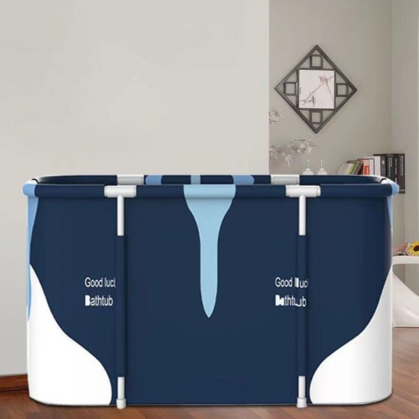 Foldable Bathtub Portable Bath for Adults NZ Japanese Soaking Bath Tub 120cm Carousel 1