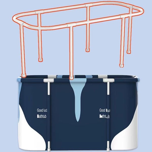 Foldable Bathtub Portable Bath for Adults NZ Japanese Soaking Bath Tub 120cm Carousel 2