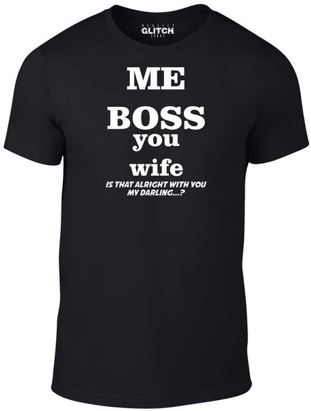Men's The Boss T-Shirt. Carousel 1