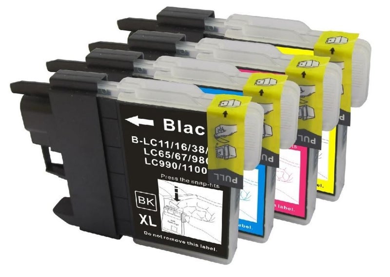 Brother Compatible Ink Cartridges LC38 LC67 XL Whole Set Carousel 1