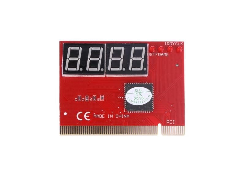 4 Digit LCD Display PC Analyzer Diagnostic Post Card Motherboard Tester With Carousel 1