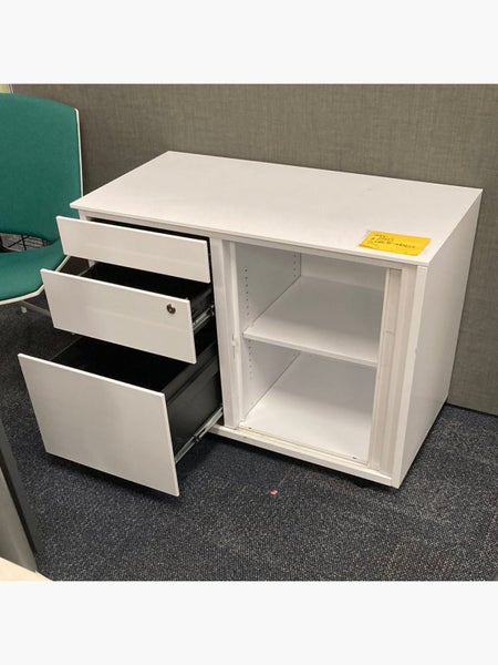 White Steel Credenza Carousel 2