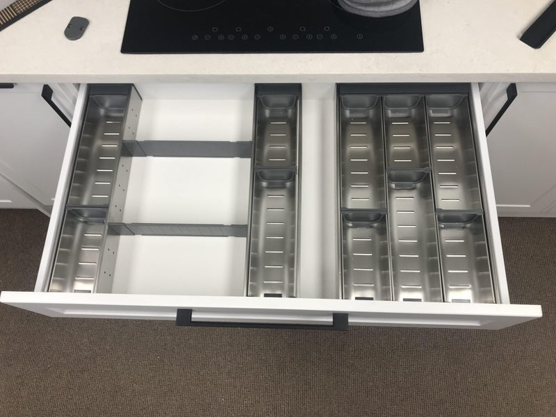 Cutlery Tray 280mmW,for Drawer Storage - Round Look, Applicative Width:300-100mm Carousel 2