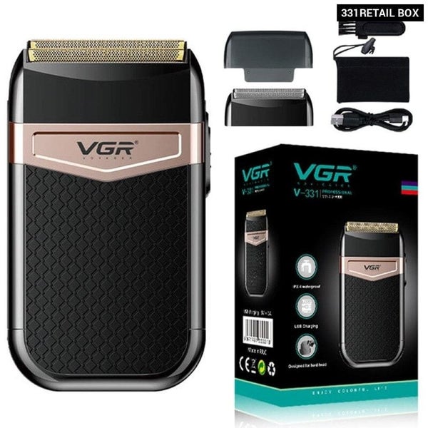 Metal Electric Rechargeable Washable Razor For Men Carousel 1