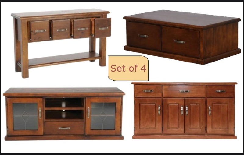 Living Furniture Set | TV Unit | Coffee Table | Hall Table | Buffet Table Carousel 1