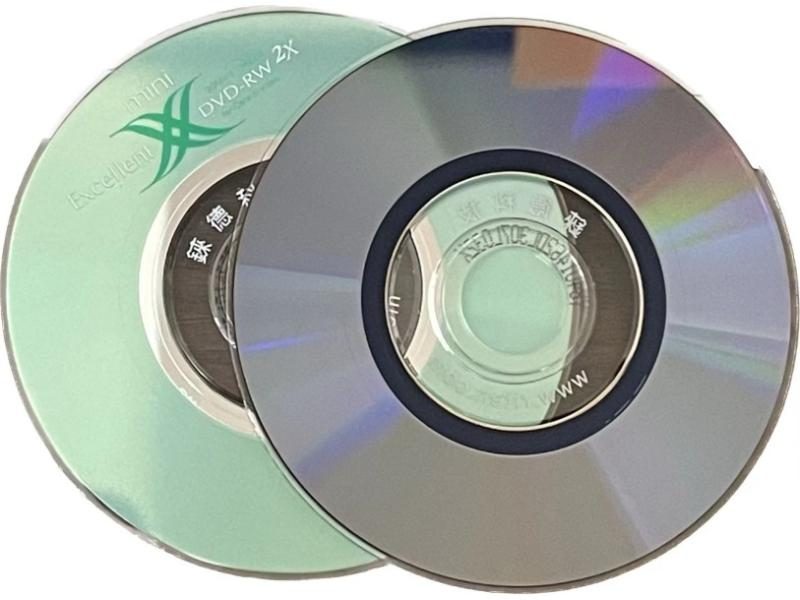 5 Discs 2x 1.4 GB 8 Cm Mini Printed DVD RW By Ri Brand Carousel 1