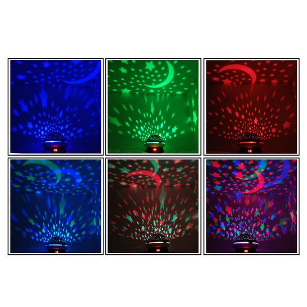 Mushroom Star Night Light Projector - 1pack Carousel 12