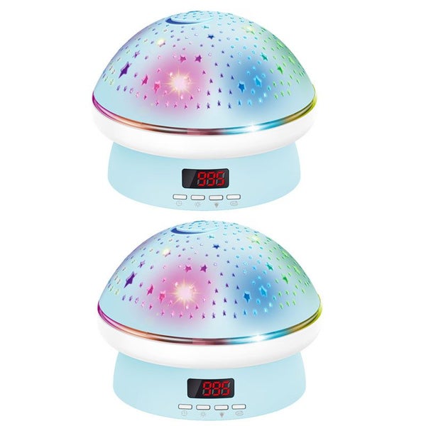 Mushroom Star Night Light Projector - 2pack Carousel 1