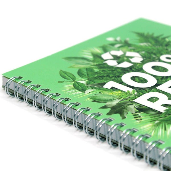 Silvine A5 120 Pages 100% Recycled Twin Wire Bound Notebook Carousel 2