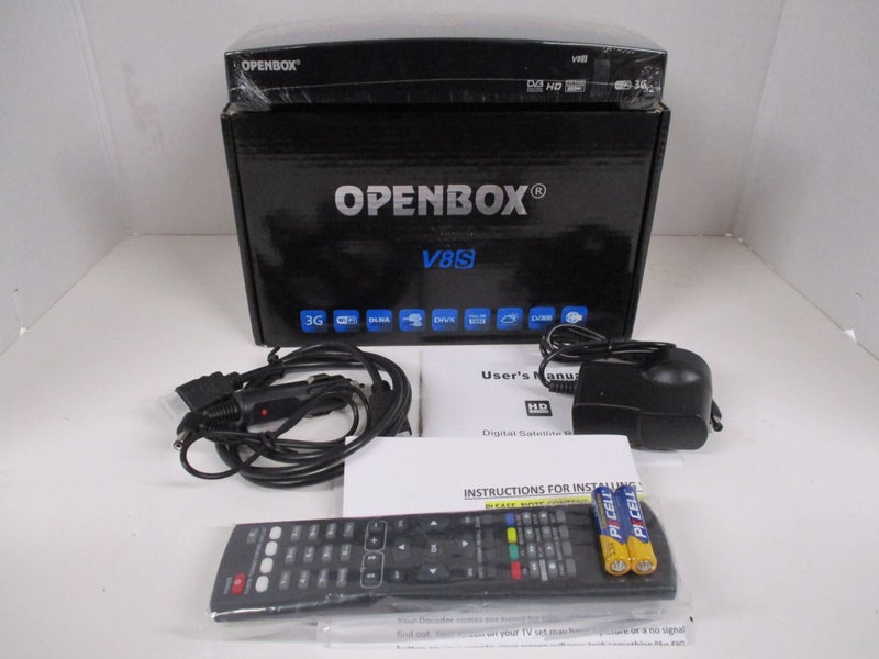 Caravan Satellite decoder for Sky Freeview V8s 12V / 240V Openbox updated Carousel 1