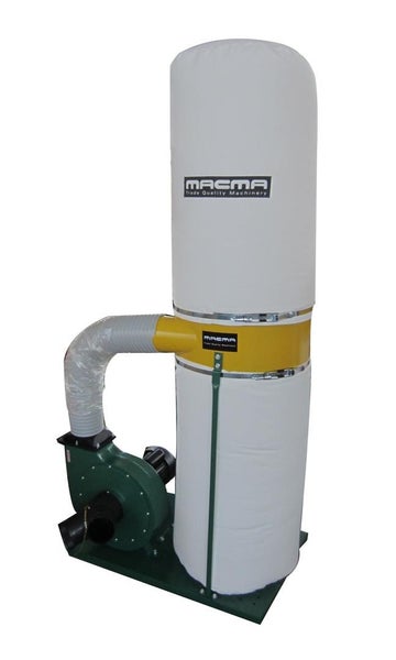 MACMA 2 HP DUST COLLECTOR with 1 MICRON FILTER Extractor Chip Carousel 1