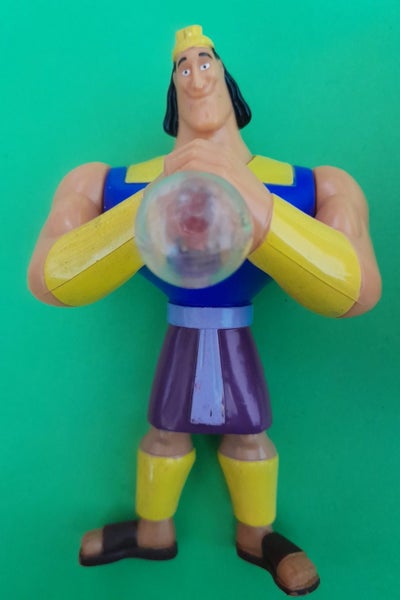 The Emperor's New Groove toys, full set-of-4, out-of-packet (McDonalds 2000) Carousel 2