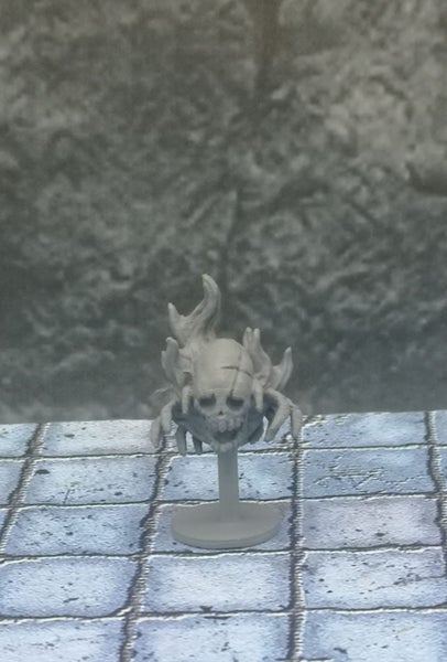 Flaming Skull Monster Miniature Dungeons and Dragons dice4dungeons Schloss Carousel 1