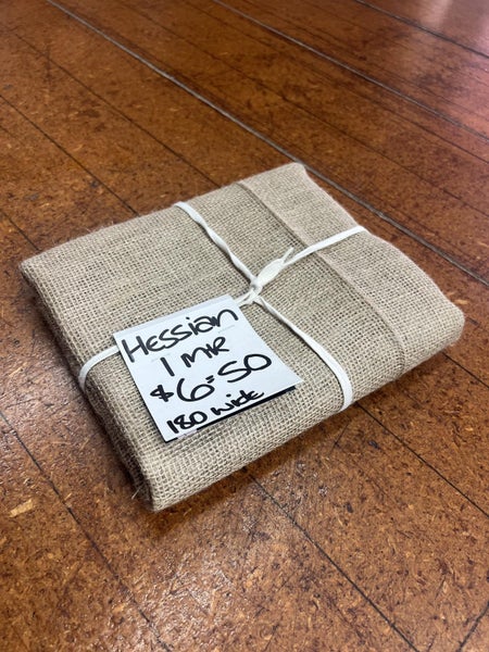 Hessian by the Meter! - 180cm Wide $6.50/Meter Carousel 1