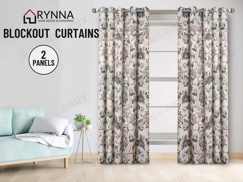 new curtains readymade blackout 243cm Drop Carousel 1