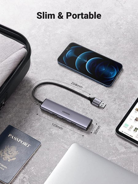 20805 Usb 3.0 4 Port Hub With Usb C Power USB Cables Hubs & Adapters UGREEN Carousel 2