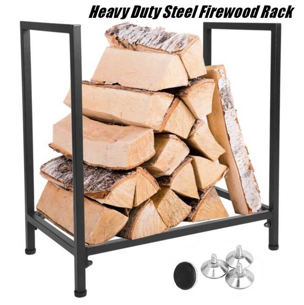 Brand New Steel Firewood Log Rack Holder for Fireplace Wood *Clearance* Carousel 1