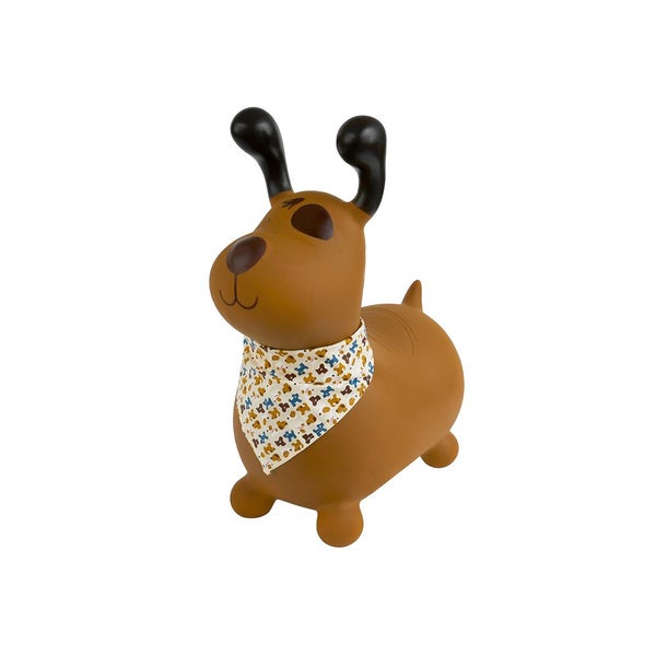 Kaper Kidz Bouncy Rider Pudding The Dog Kids Children Ride On Bouncer Toy 12m+ Carousel 1