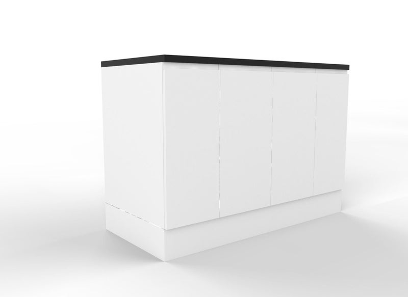 1300mm Wide White Snow Matte Kitchenette Carousel 2