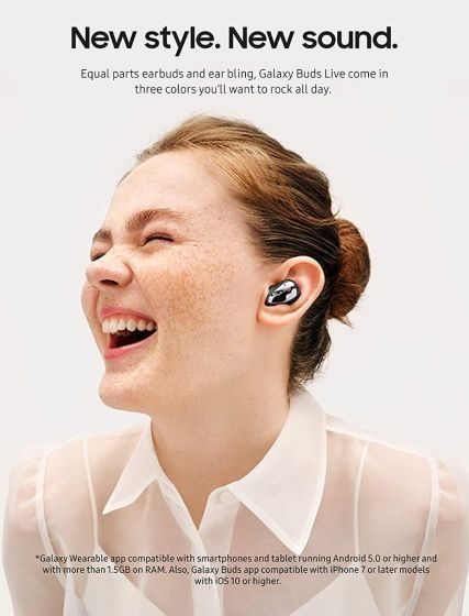 Samsung Galaxy Buds Live R180 TWS Bluetooth ANC Earbuds - Mystic Bronze Carousel 9