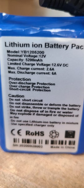 12v 5200mAh Lithium Battery Carousel 3