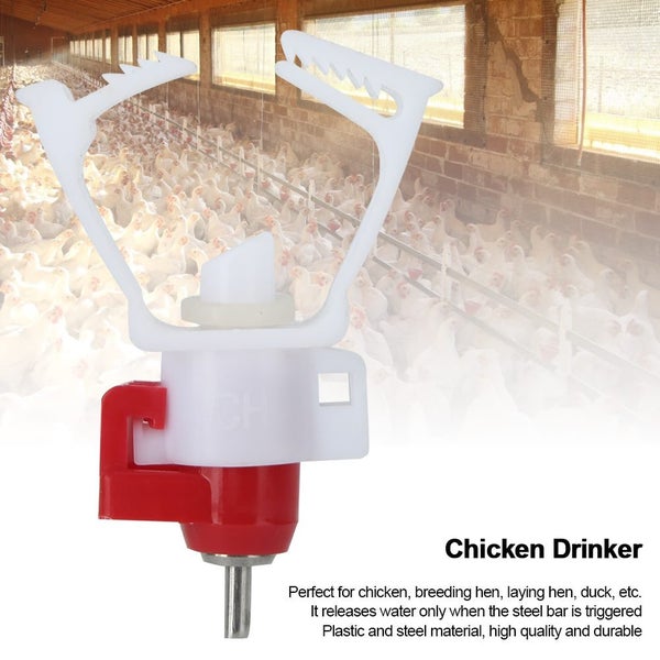 20Pcs Square Tube Automatic Poultry Drinker Drinking Nipple Farm Accessories Carousel 2