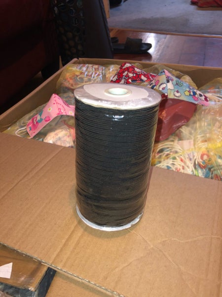 BLACK Elastic narrow 5mm SALE 50 % OFF Carousel 1