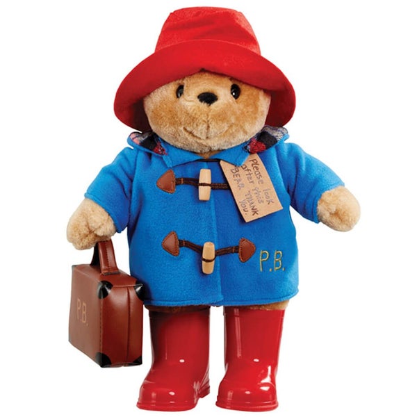 Paddington Bear - with Boots Embroidered Coat & Suitcase, Soft Toy, Large, 34... Carousel 1