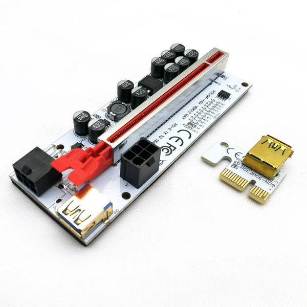 VER012 MAX PCIe PCI-E 1X To 16X GPU Riser Adapter For Cryptocurrency Mining Carousel 5