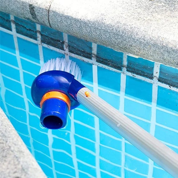 Practical Swimming Pool Brush,Small Suction Head Brush Vacuum Cleaner Carousel 2