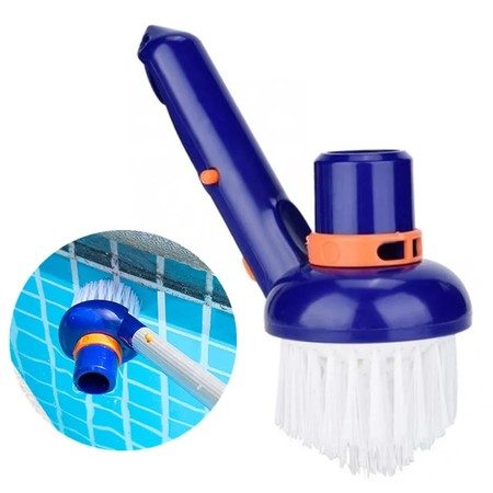 Practical Swimming Pool Brush,Small Suction Head Brush Vacuum Cleaner Carousel 1