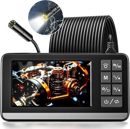 4.3 inch Industrial Endoscope with 5 Meters Semi Rigid Cable Carousel 1