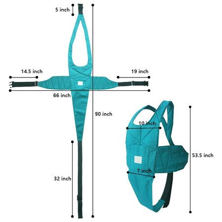 Wheelchair Seat Belt Anti Fall Safety Belt for Elderly Disable Hospital Patient Carousel 9