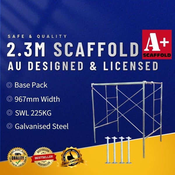 2.3m scaffolding tower base set (medium) Carousel 1