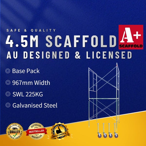 4.5m scaffolding mobile set (medium) with wheels Carousel 1
