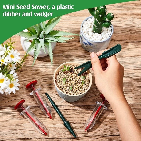 6pcs Mini Sowing Seed Dispenser Sower Set i2511MZ0 Carousel 12