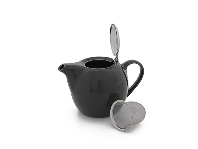 AVANTI 500ml Ceramic Teapot + Mesh Infuser - Black Carousel 2