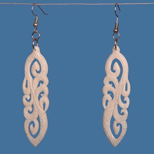 Multi Koru Bone Earrings BE043 Carousel 1