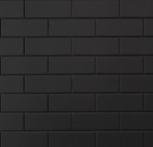 Seratone 2440 x 1220 x 4.5mm Black Aqua Subway Tile Carousel 1