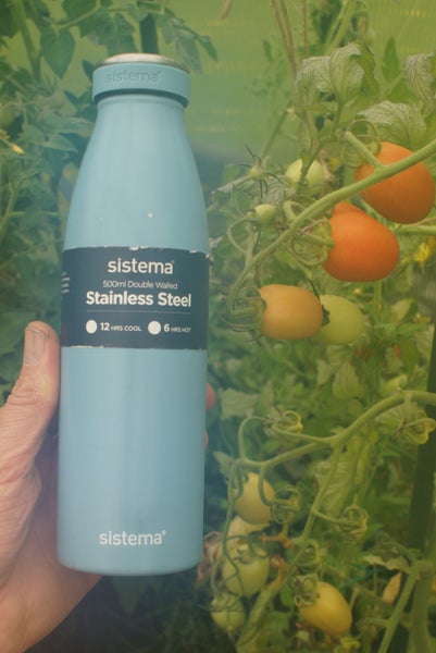 Sistema Drink Bottle Stainless Steel. Double Walled. Screw Top Lid. 500mL Carousel 2