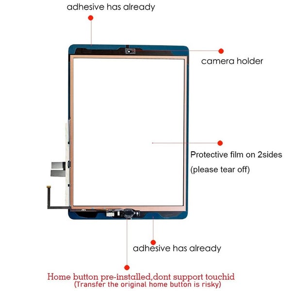 iPad 6 Digitizer Glass Replacement Carousel 2