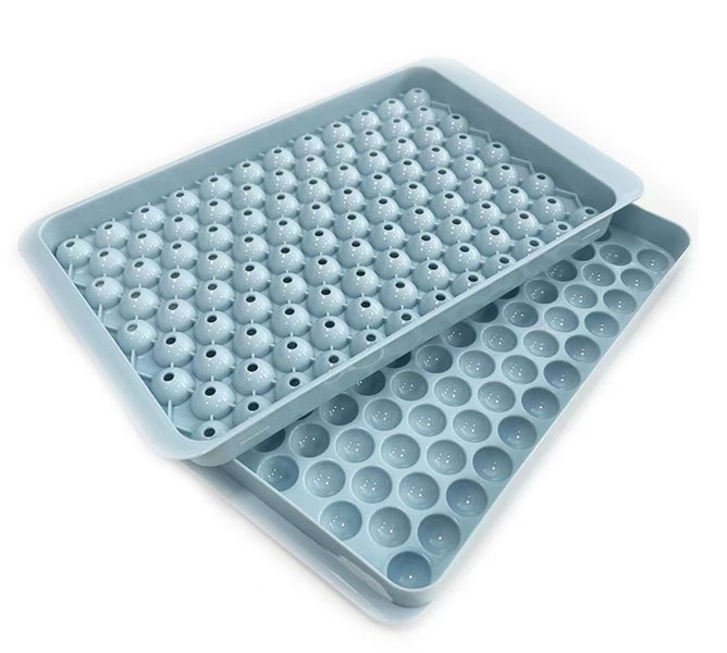 Ice Cube Trays Set 1.5cm Small Maker for Freezer Easy Release 104x4 PCS Ball M Carousel 1